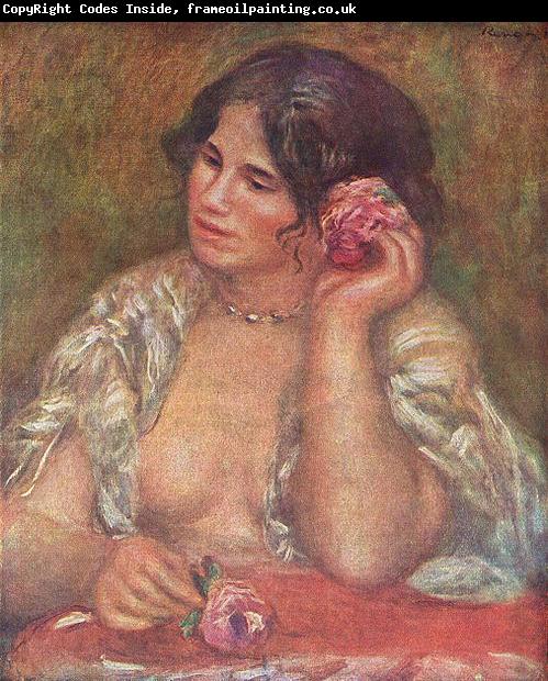 Pierre-Auguste Renoir Gabriele mit Rose